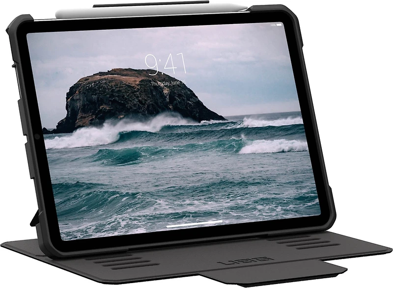 iPad Air 11-in M4/M3/M2 UAG Metropolis Tact.Armr - Black