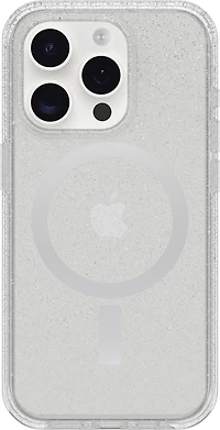 iPhone 16 Pro Otterbox Symmetry Clear w/ MagSafe Series Case - Clear - Stardust 3.0