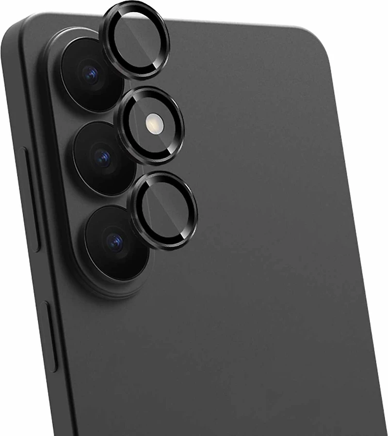 Blu Element BELPS26E Protecteur D'objectif en Aluminium 1 par 1 Noir pour Samsung Galaxy S26+