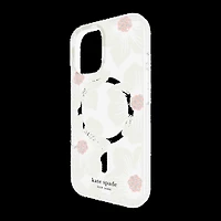 iPhone 16 Kate Spade Protective Prints MagSafe Case - Hollyhock Floral