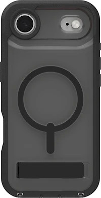 ZAGG - Rainier Snap MagSafe Case with Kickstand for Apple iPhone Air - Smoke Black
