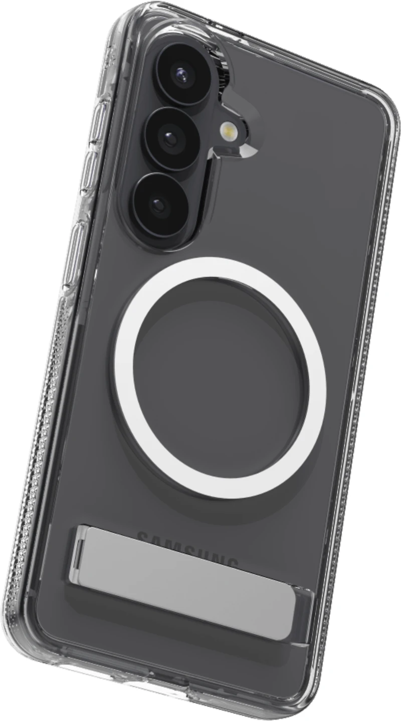 ZAGG - Crystal Palace Snap Case with Kickstand for Samsung Galaxy S26 - Clear