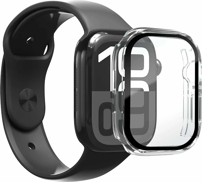 Blu Element - 360 Screen Protector and Bumper for Apple Watch Series 11/10 42mm clear