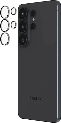 Samsung Galaxy S26 Ultra ZAGG InvisibleShield Glass Elite Camera Rings Lens Protector - Silver