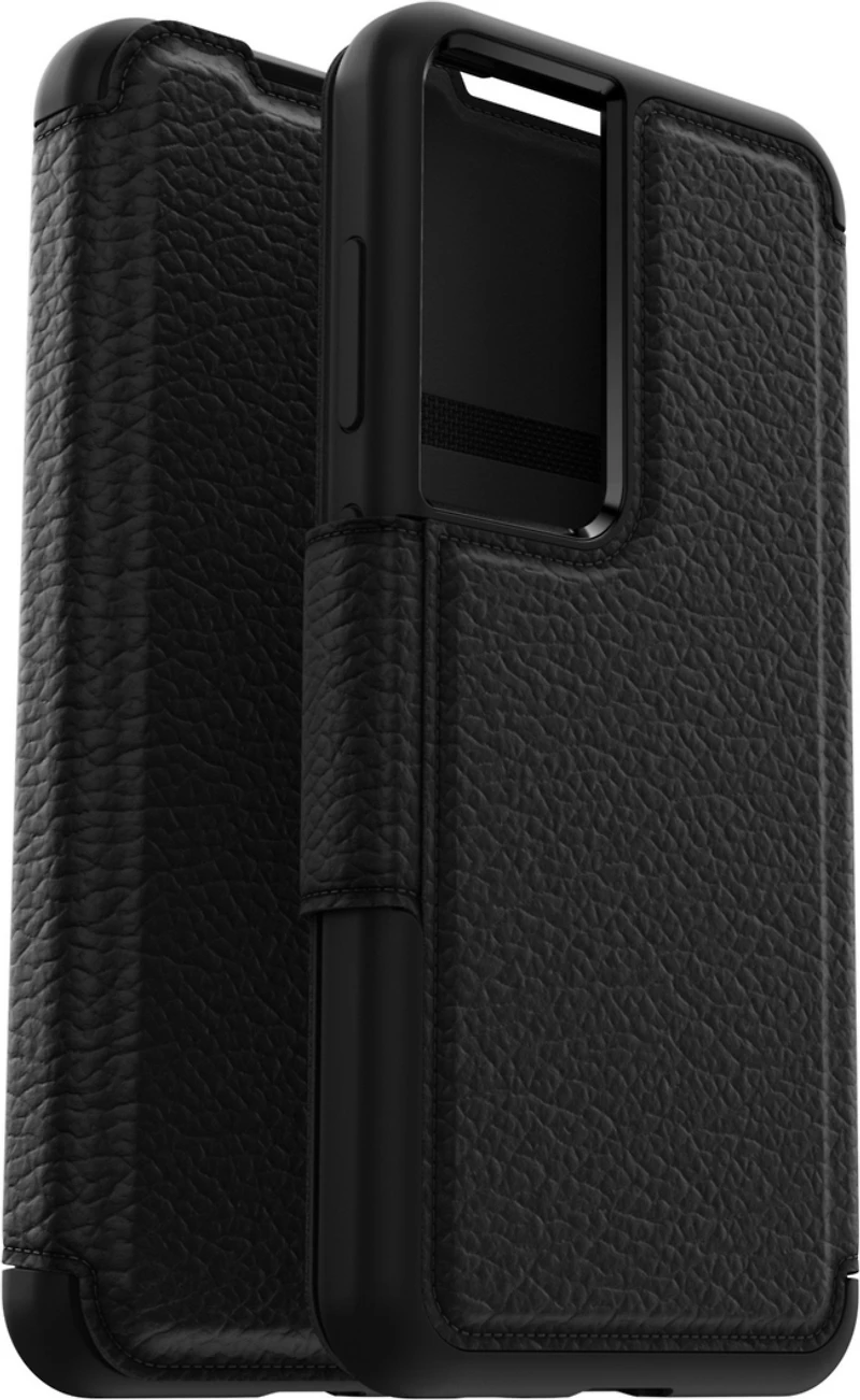 OtterBox 7791181 Étui Strada Folio Noir/Pewter pour Samsung Galaxy S23