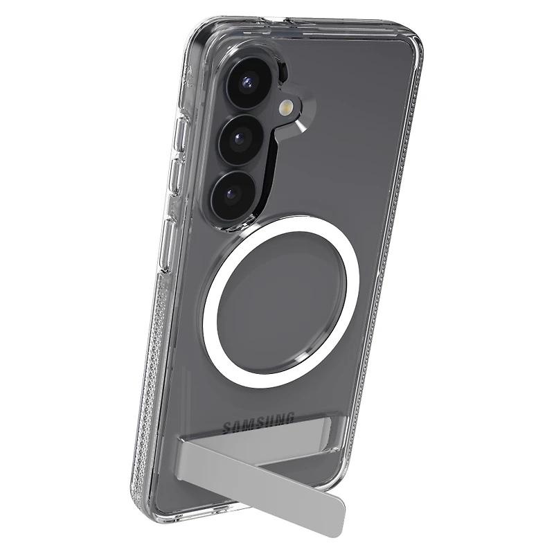 ZAGG - Crystal Palace Snap Case with Kickstand for Samsung Galaxy S26 - Clear