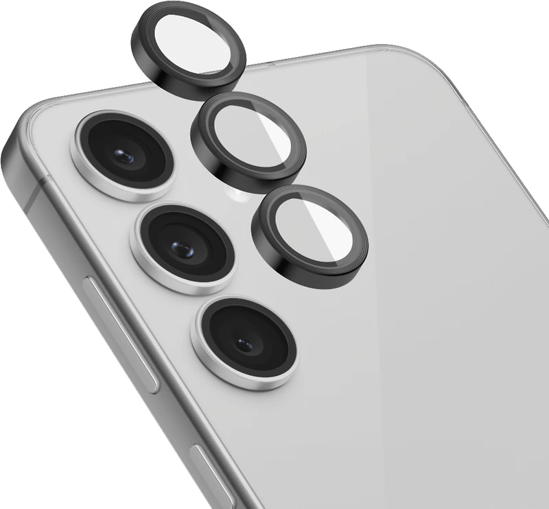 Samsung Galaxy S25 FE Case-Mate Aluminum Ring Lens Protectors - Black
