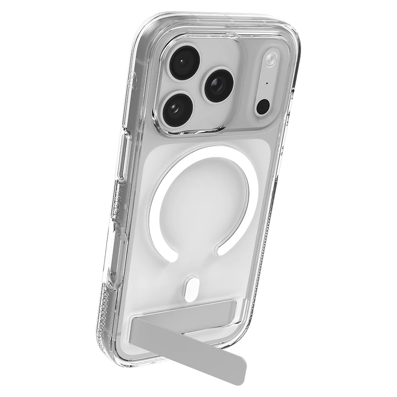 ZAGG - Crystal Palace Snap Case with Kickstand for Apple iPhone 17 Pro - Clear