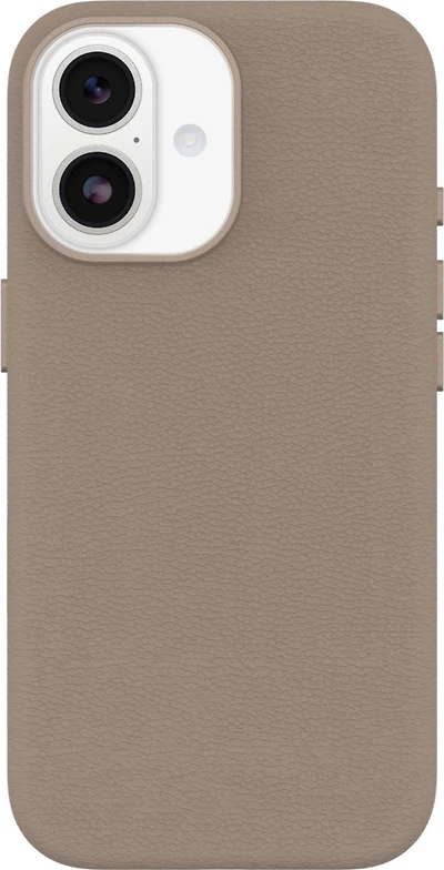 OtterBox 7799024 Étui Symmetry Cactus Leather MagSafe avec Contrôle de la Caméra Cottonwood Glen (Beige) pour iPhone 17