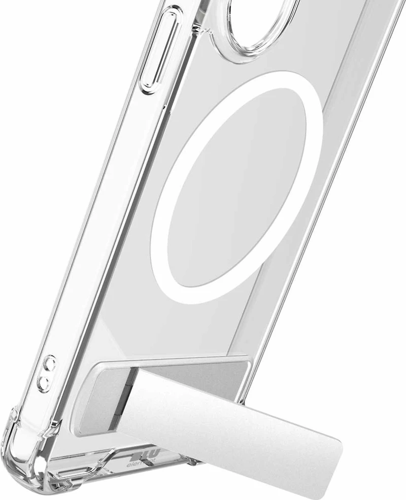 Blu Element BEDZKSS261 Étui DropZone Rugged Kickstand avec Magnets Clear pour Samsung Galaxy S26