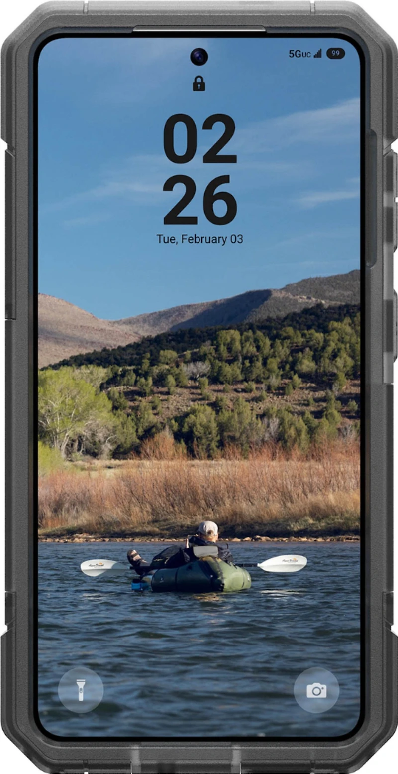 Étui Pathfinder Clear d'UAG avec aimants pour Samsung Galaxy S25