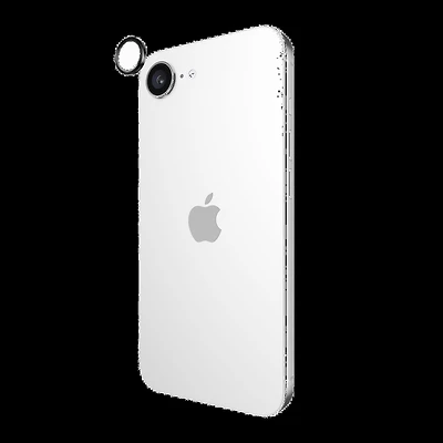 Case-Mate - Aluminum Ring Camera Lens Glass Protector for Apple iPhone 16e - Black