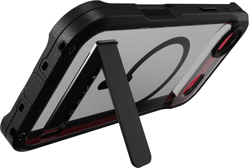 ZAGG - Rainier Snap MagSafe Case with Kickstand for Apple iPhone Air - Smoke Black