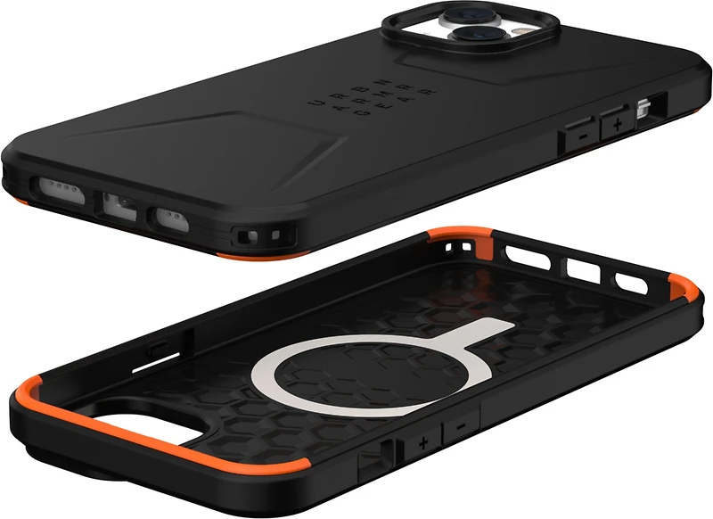 UAG - iPhone 14 Plus UAG Civilian MagSafe Case - Black