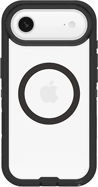 OtterBox 7798449 Étui Defender Pro XT Clear MagSafe avec Contrôle de la Caméra Dark Side (Noir) pour iPhone Air