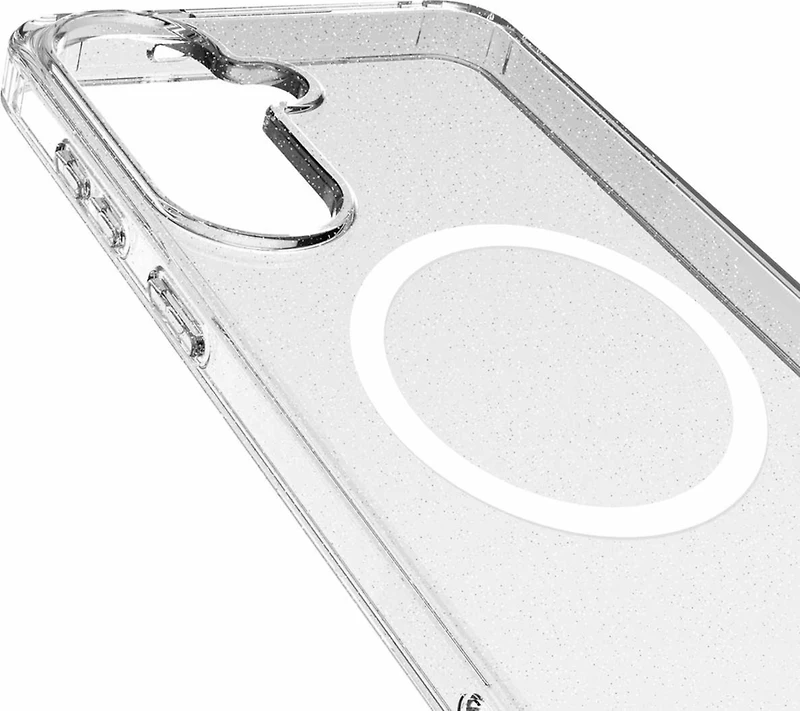 Blu Element BEDZGLS261 Étui DropZone Rugged Glitter avec Magnets Clear pour Samsung Galaxy S26