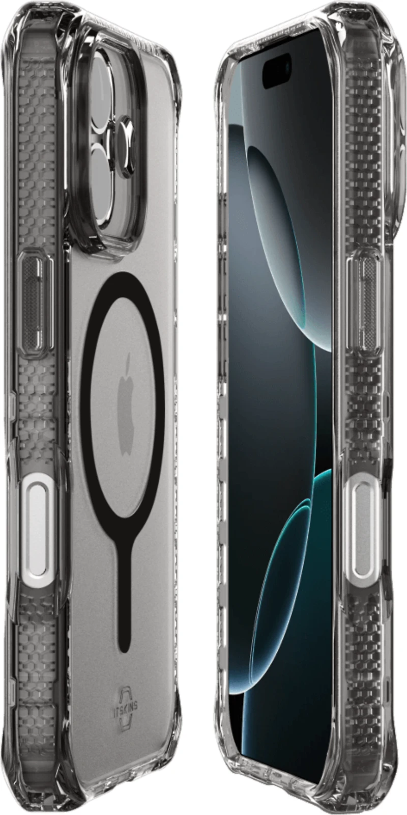 ITSKINS AP7NHBVARSMOK Étui Hybrid_R Vapor MagSafe Smoke pour iPhone 17