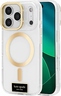Kate Spade - Protective MagSafe Case with Stand for Apple iPhone 17 Pro - Icon Clear