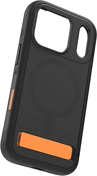 iPhone 17 Pro ZAGG Graphene Sedona Snap Kickstand Case - Flood Black/Orange