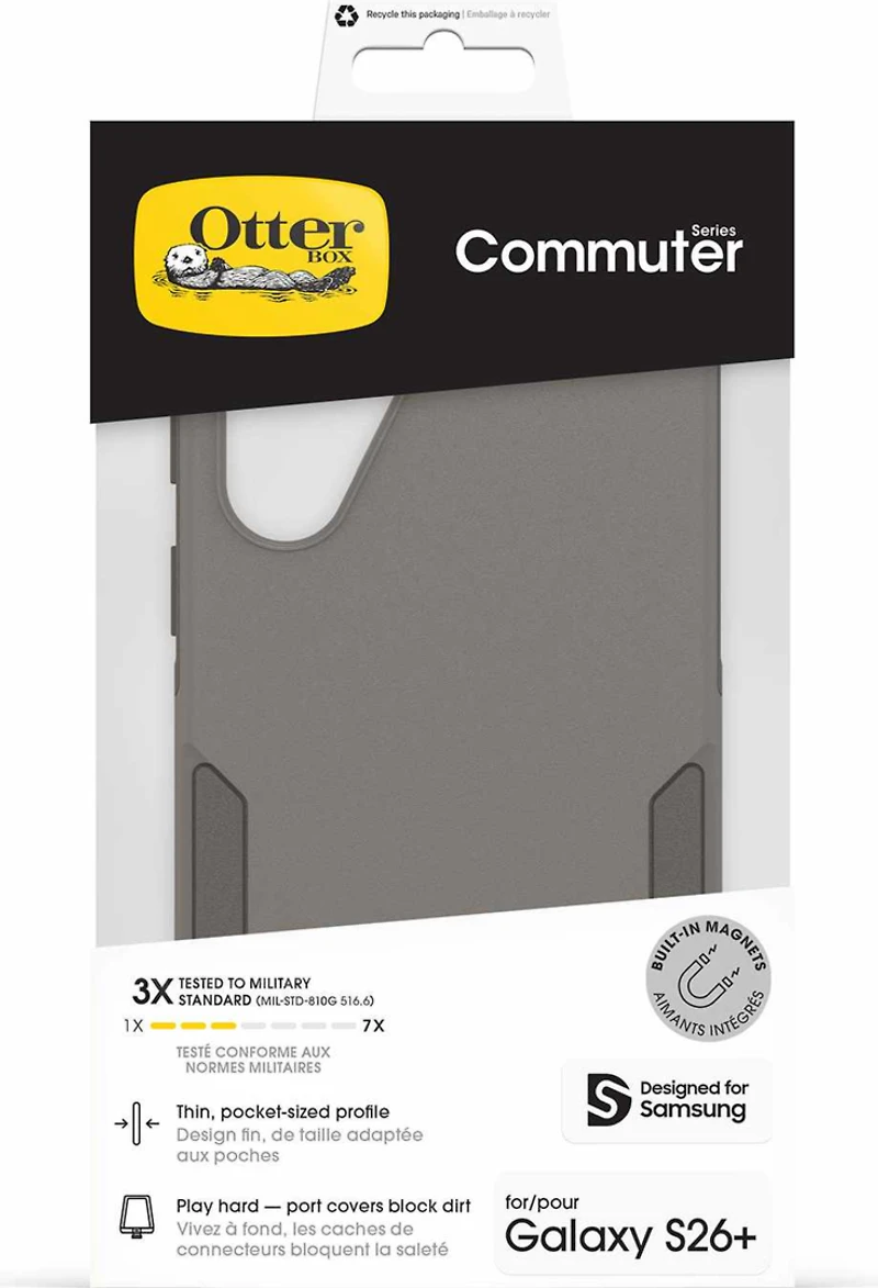 OtterBox - Commuter Case w/Magnets Grey Comfort Samsung for Samsung Galaxy S26+