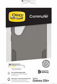 OtterBox - Commuter Case w/Magnets Grey Comfort Samsung for Samsung Galaxy S26+