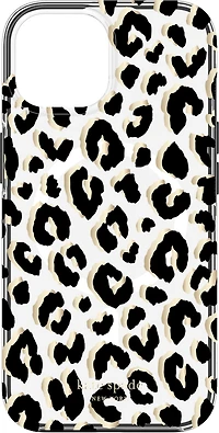 iPhone 15/14/13 Kate Spade Protective Hardshell MagSafe Case - City Leopard