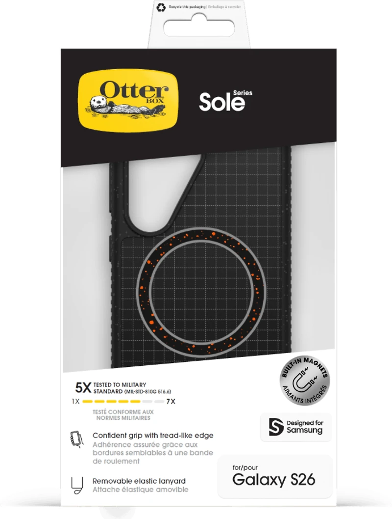 OtterBox - Sole Magnetic Case for Samsung Galaxy S26 Plus - Midnight Circuit