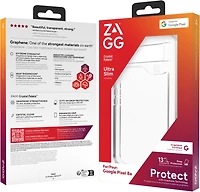Google Pixel 8a ZAGG Graphene Crystal Palace Case - Clear