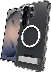 ZAGG - Coque Snap Case avec support intégré pour Samsung Galaxy S26 Ultra - Transparente