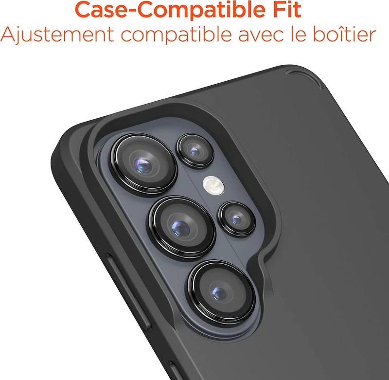 Samsung Galaxy S26 Ultra HyperGear Tempered Glass Camera Rings Lens Protection - 2 Pack clear