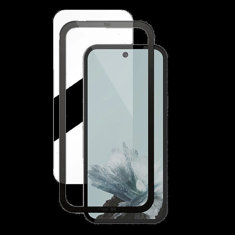 Tempered Glass Screen Protector with Installation Kit for Google Pixel 9a
