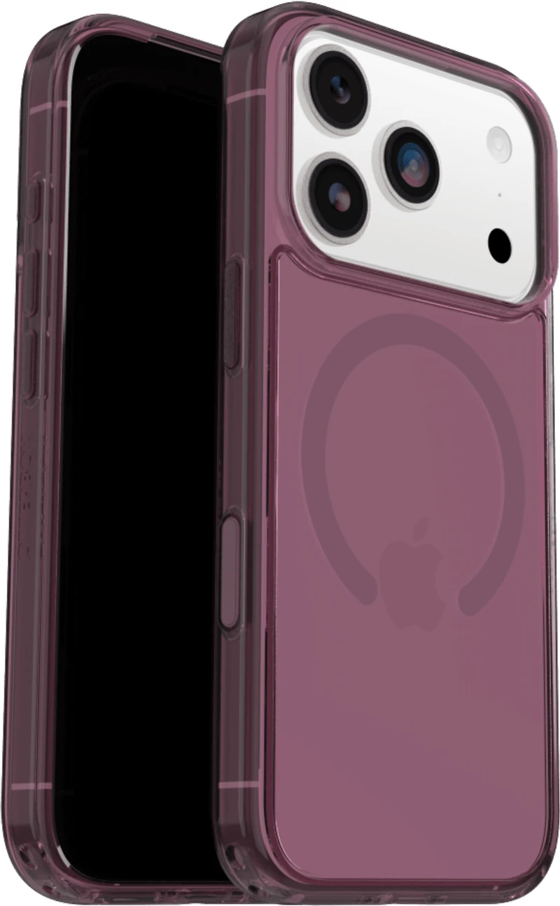 OtterBox 7798846 Étui Symmetry Clear MagSafe avec Contrôle de la Caméra Rhapsody (Violet) pour iPhone 17 Pro