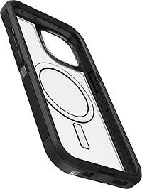iPhone 15/14/13 Otterbox Defender XT w/ MagSafe Clear Series Case - Clear/Black (Dark Side)