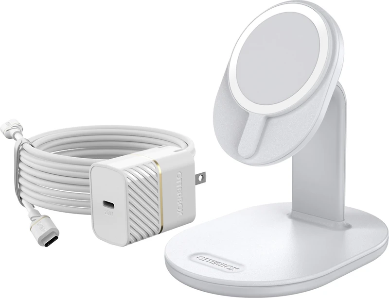 Otterbox 15W Wireless Charging Stand for MagSafe V2 - White (Lucid Dreamer)