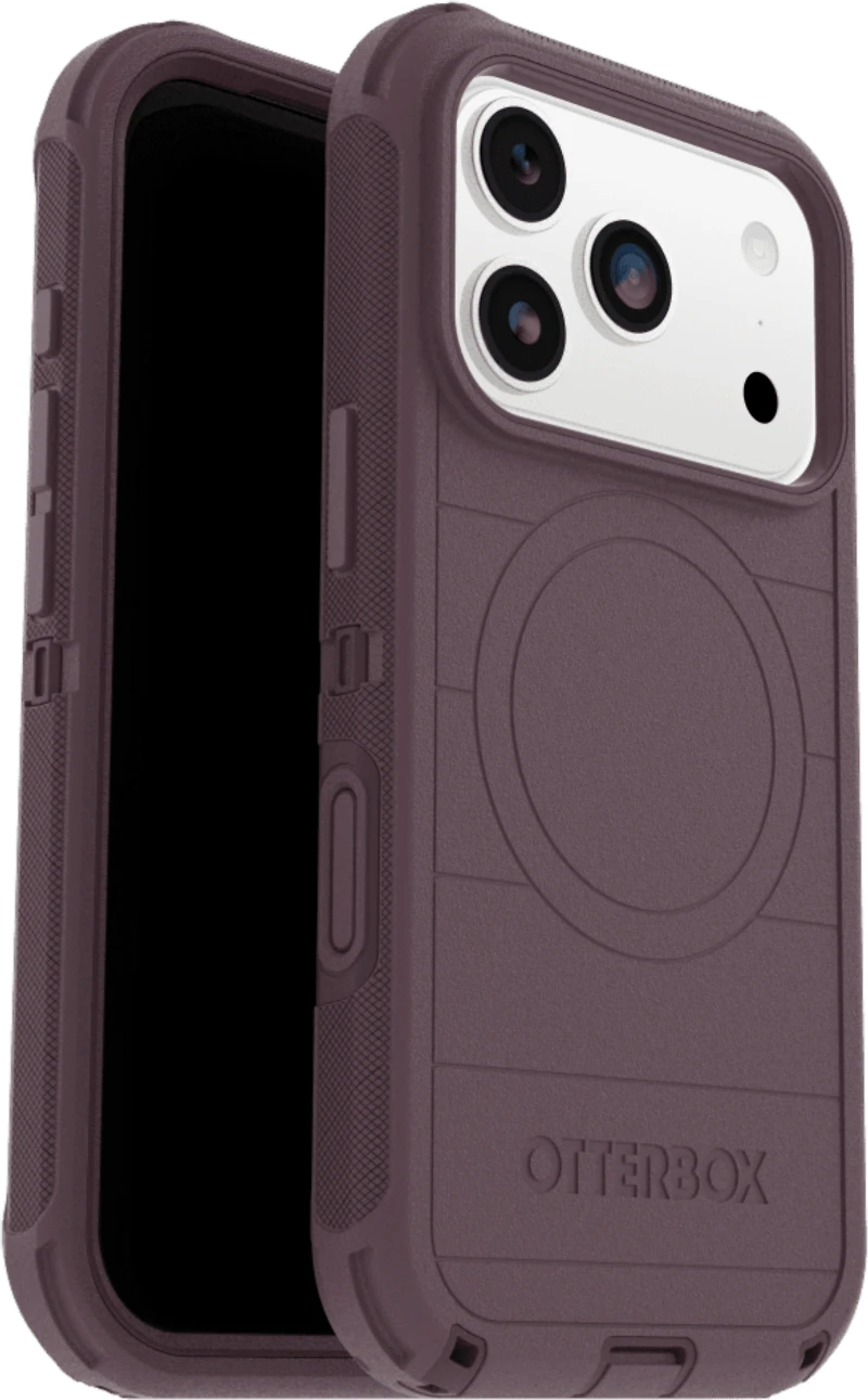 OtterBox 7798425 Étui Defender Pro MagSafe avec Contrôle de la Caméra Trailhead (Violet) pour iPhone 17 Pro