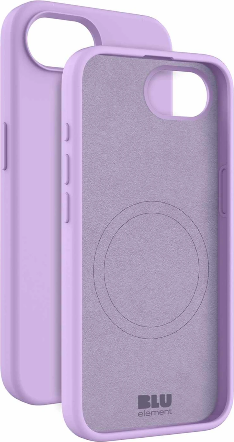 Blu Element - Étui MagSafe en silicone, couleur lavande, pour iPhone 17