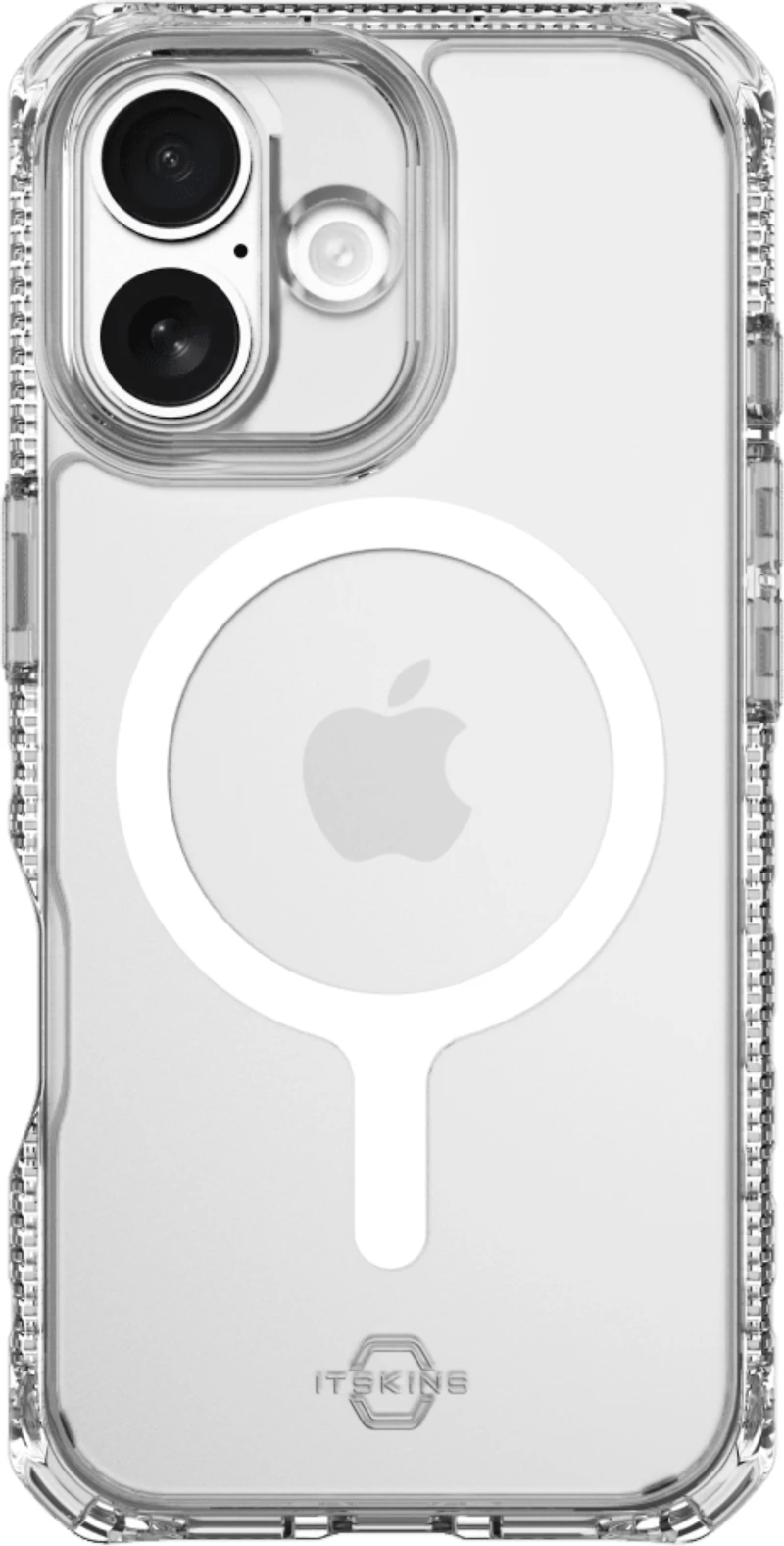 ITSKINS AP7NHMACRTRSP Étui Hybrid_R MagSafe Clear pour iPhone 17