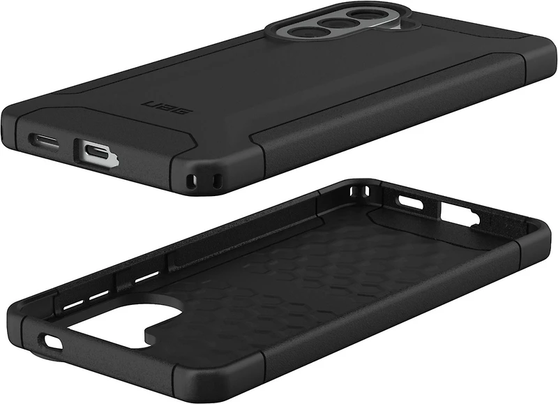 UAG 214556114040 Étui Robuste Scout Noir pour Samsung Galaxy A57 5G