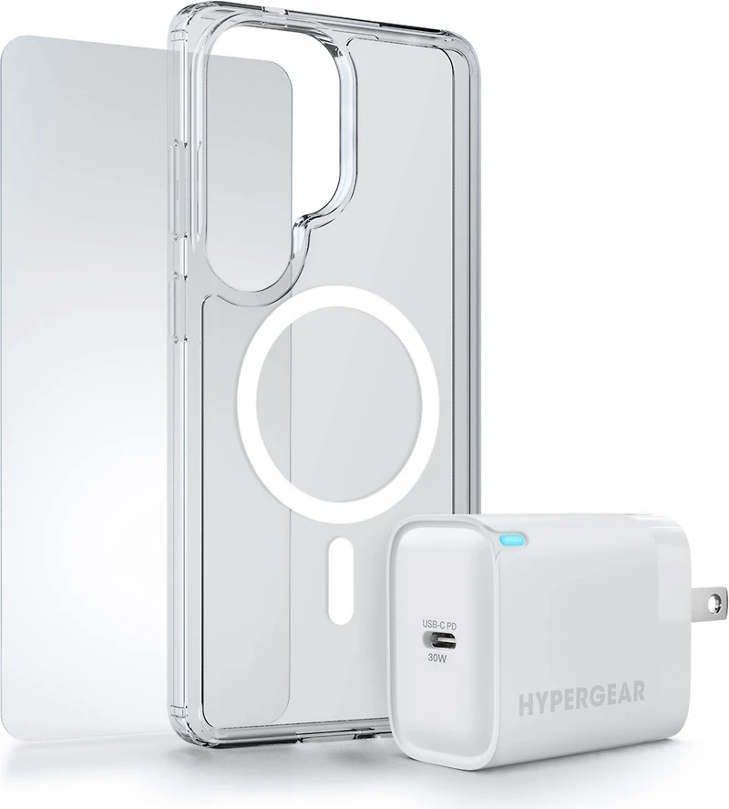 Samsung Galaxy S26 Ultra HyperGear Tempered Glass Camera Rings Lens Protection - 2 Pack clear