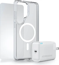 Samsung Galaxy S26 Ultra HyperGear Tempered Glass Camera Rings Lens Protection - 2 Pack clear