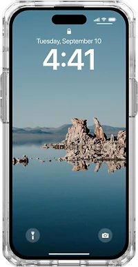 UAG 114294114341 Étui Plyo MagSafe Clear Ice/Blanc pour iPhone 15