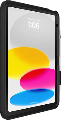 iPad 10.9 2022 Otterbox Defender Series Case with Kickstand/Handstrap - Black (Black Pro V2)
