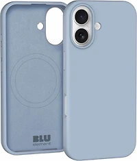 Blu Element BESMG174 Étui Silicone MagSafe Pastel Bleu pour iPhone 17