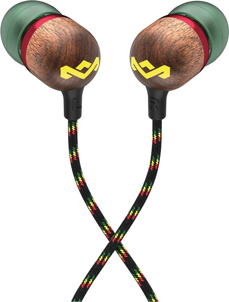 House of Marley Smile Jamaica USB-C Earbuds - Rasta