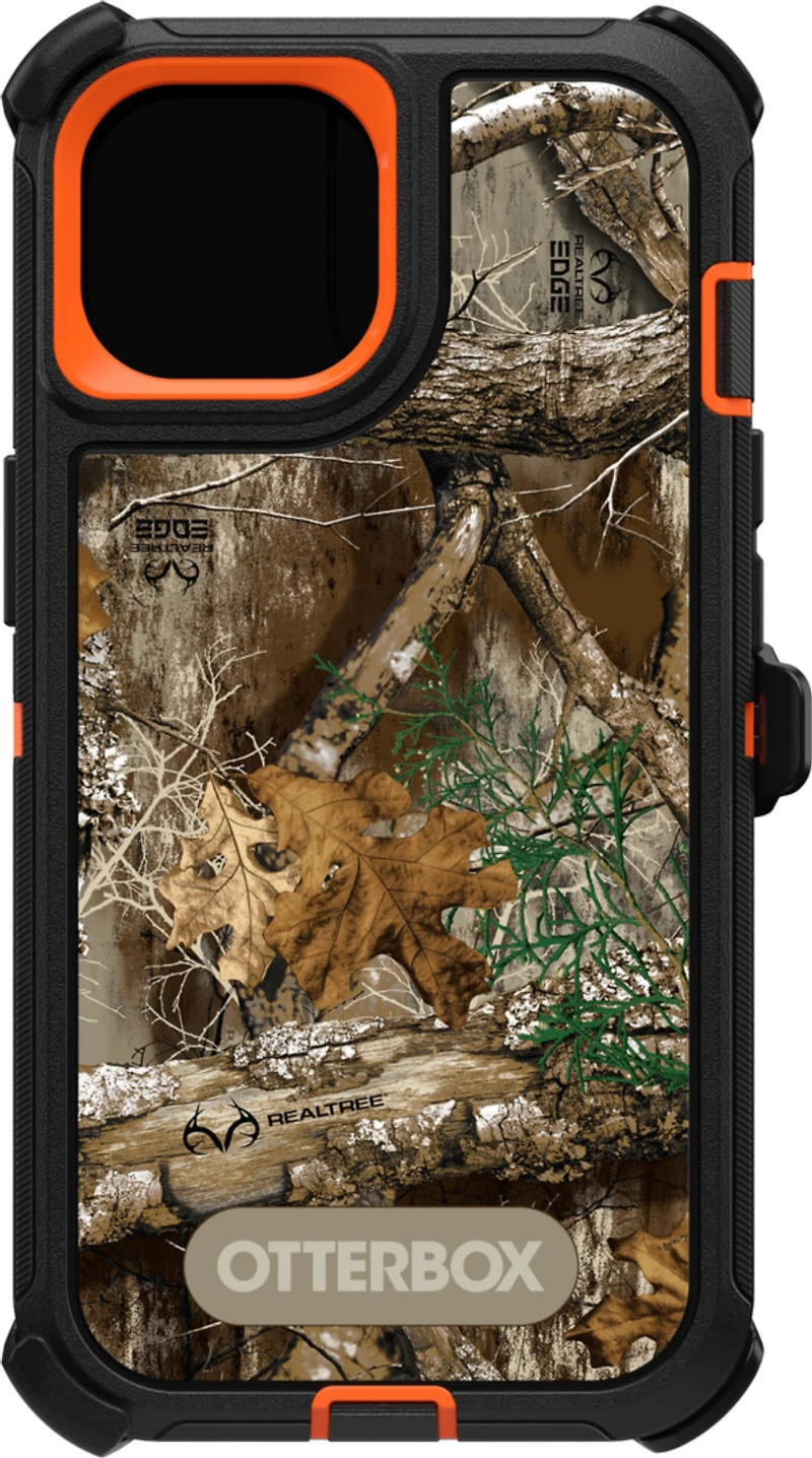 iPhone 15/14/13 Otterbox Defender Graphics Series Case - Black (RealTree Edge)