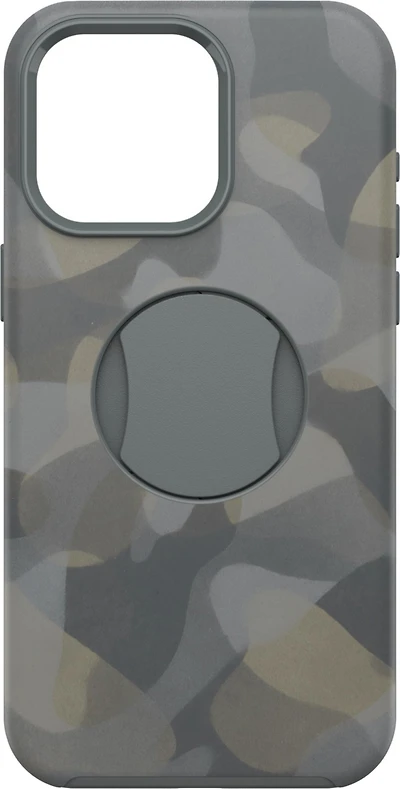 OtterBox 7793241 Étui OtterGrip Symmetry Iron Camo pour iPhone 15 Pro Max