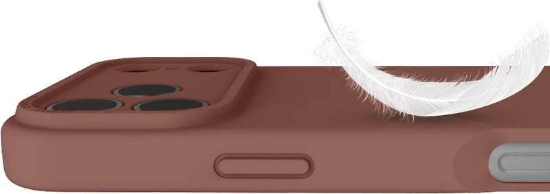 Avana AP7UAVSIKMOCC Velvet MagSafe Case Mocha pour iPhone 17 Pro Max