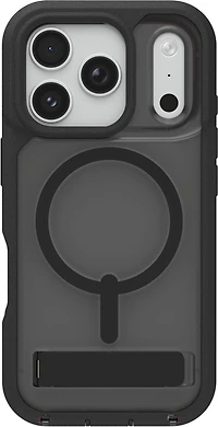 ZAGG - Rainier Snap MagSafe Case with Kickstand for Apple iPhone 17 Pro - Smoke Black