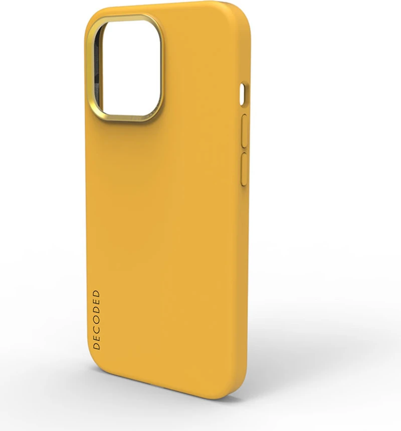 Decoded Coque arrière en silicone MagSafe pour iPhone 13 Pro - Soleil Toscane