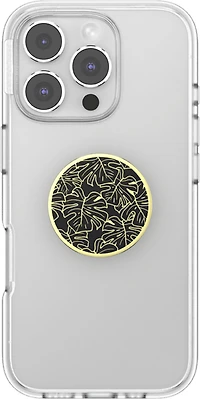 Popsockets - PopGrip - Enamel Monstera Black